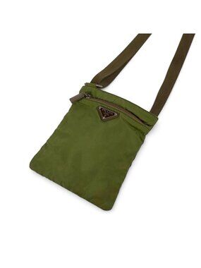 Prada Triangle Logo Cross Crossbody